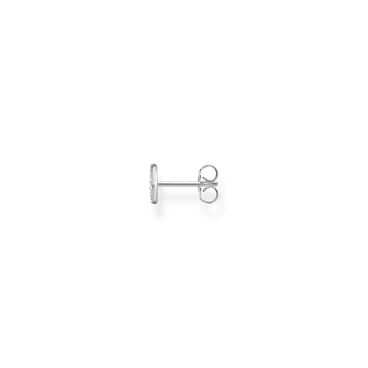 Sterling Silver Peace Sign Earrings