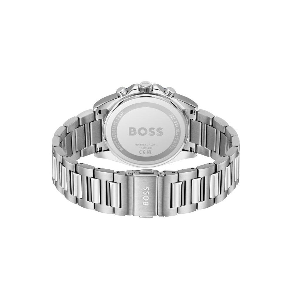 Strike, Blue Dial, Chronograph, Gents Stainless Steel Watch