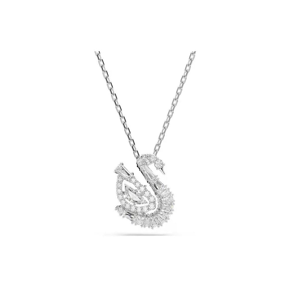 Swan pendant Mixed cuts, Swan, White