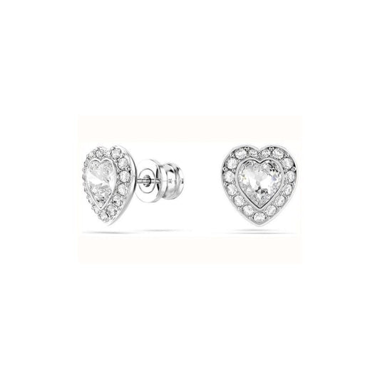 Swarovski x Ariana Grande Heart-Shaped Crystal Stud Earrings