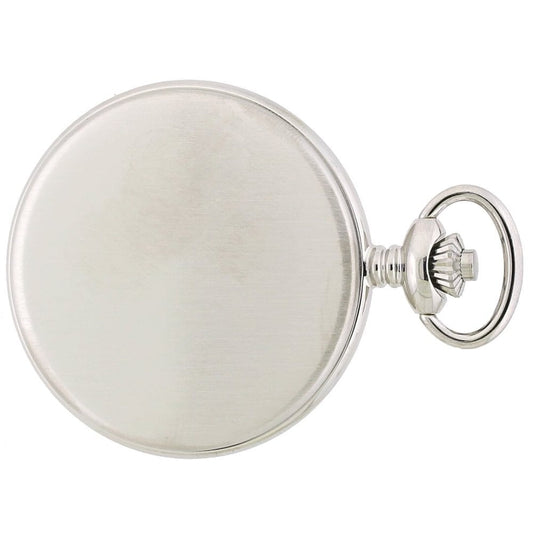 TELSTAR STAINLESS STEEL POCKET WATCH WITH ROMAN NUMERALS
