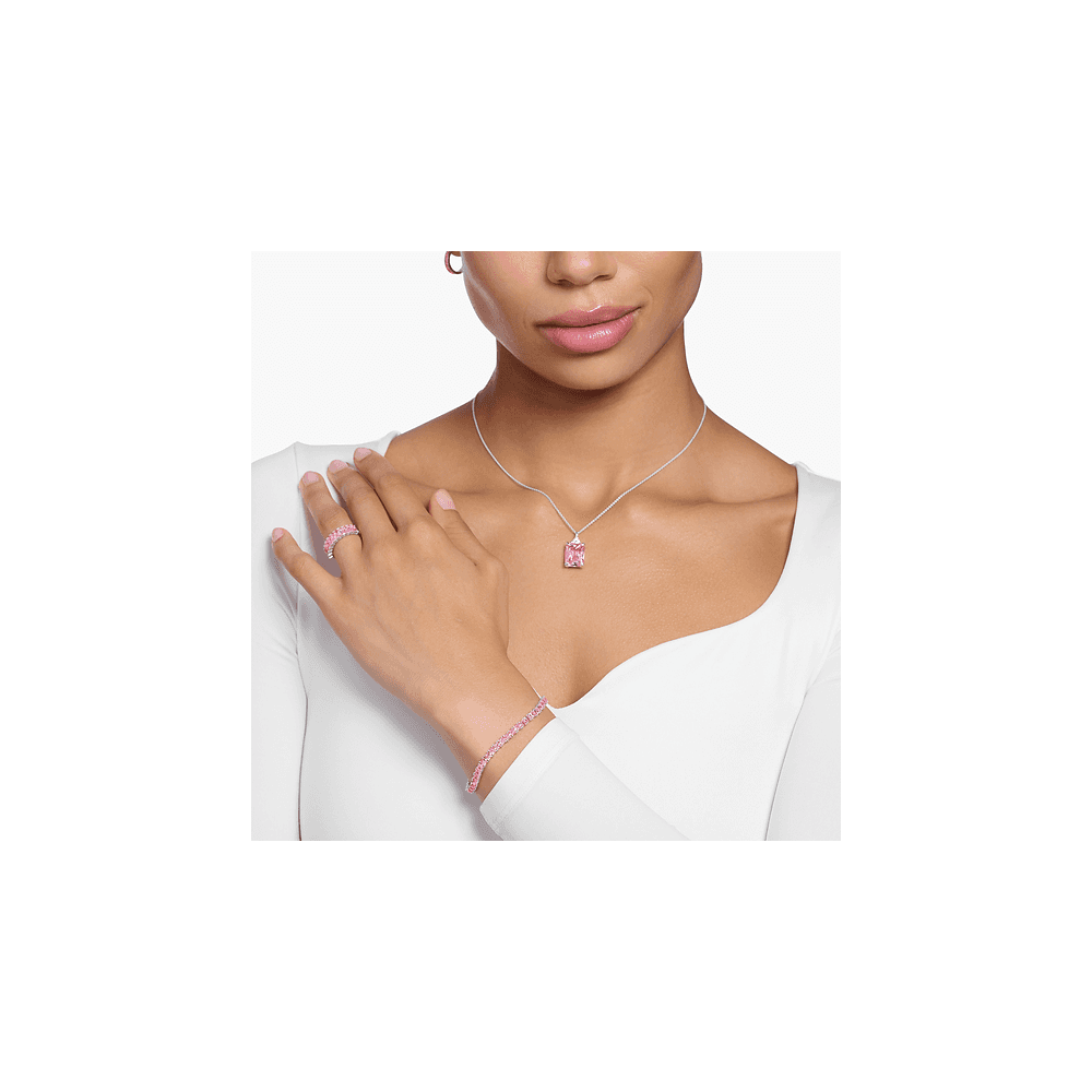 THOMAS SABO TENNIS BRACELET WITH PINK STONES