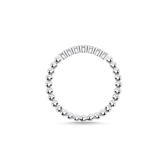 Thomas Sabo Ring dots with white stones silver