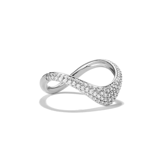 Thomas Sabo Wave Ring with White Zirconia