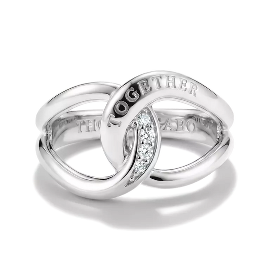 Thomas Sabo 'Together' Ring with White Zirconia