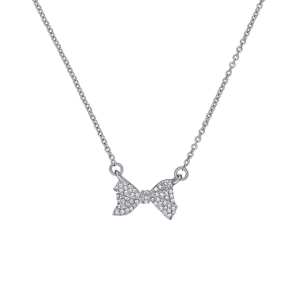 Ted Baker Crystal Barsie Crystal Bow Pendant Necklace