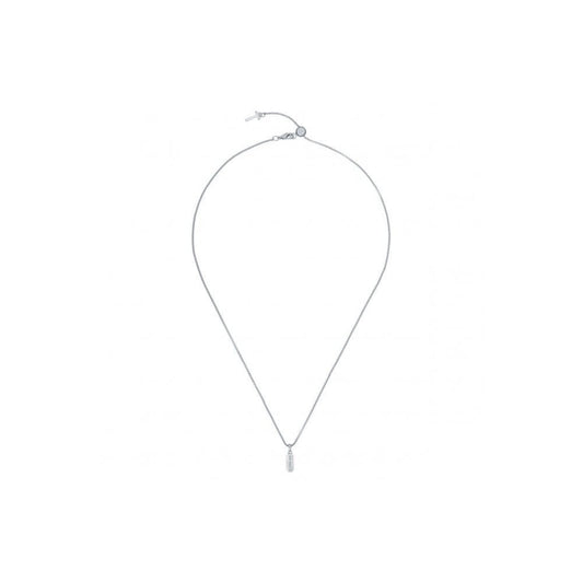 Ted Baker Gianni Silver Tone Mother Of Pearl Gem Bar Pendant