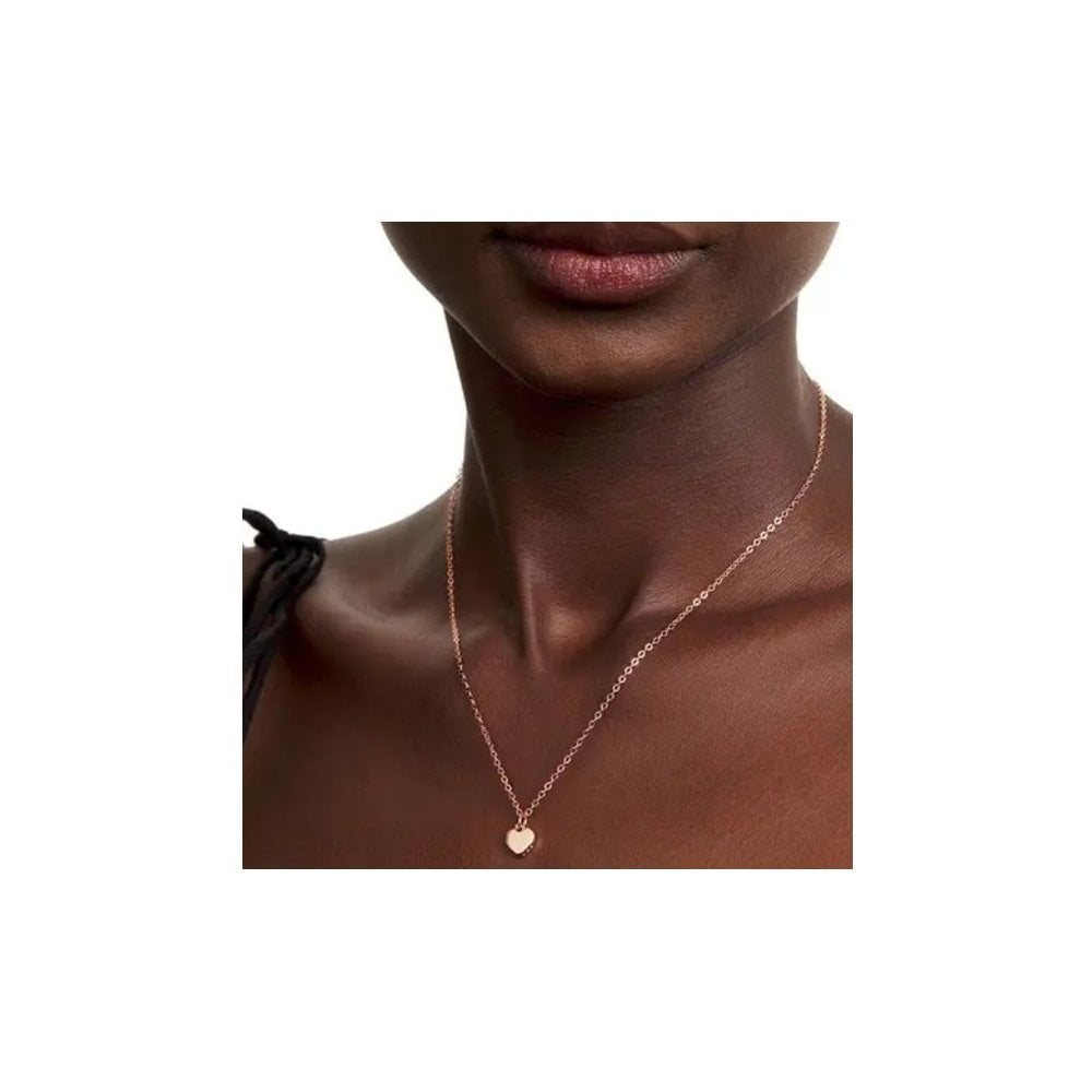 Ted Baker Rose Gold Hara Tiny Heart Pendant with Chain