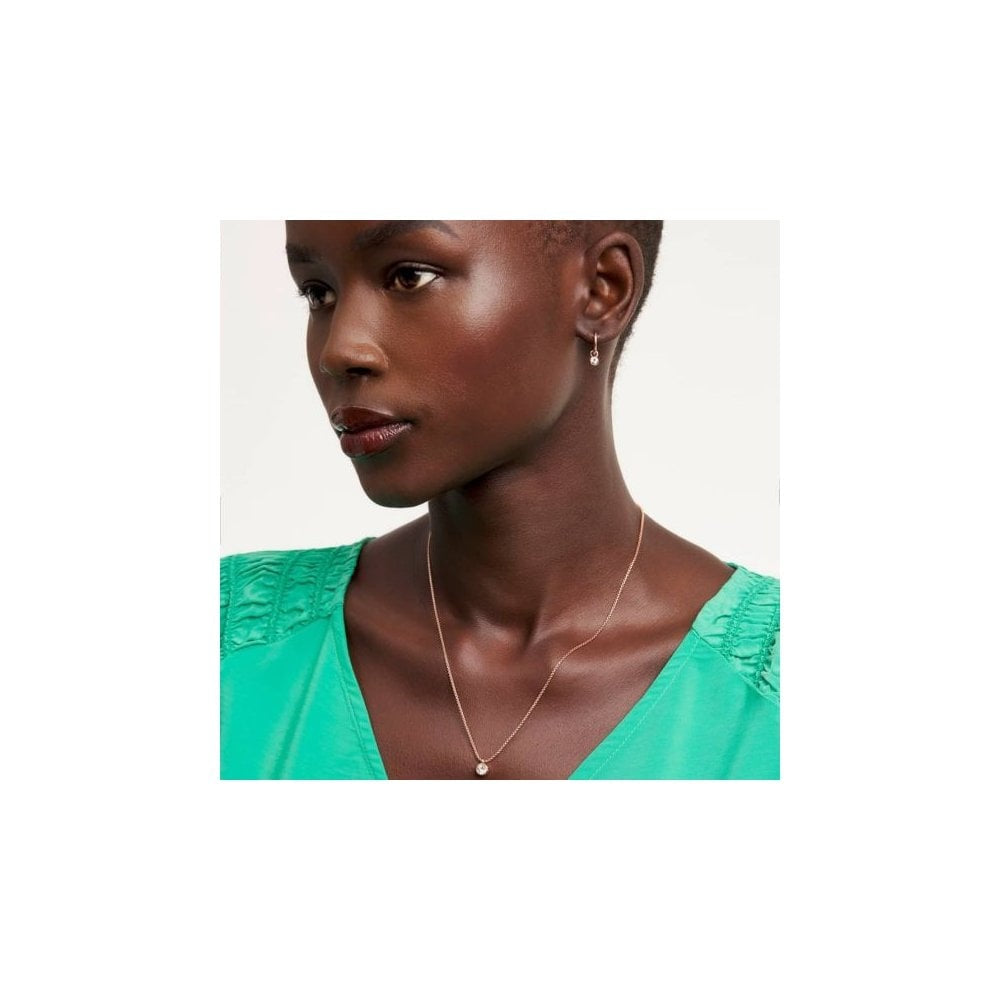 Ted Baker SININAA Rose Gold Tone Crystal Pendant Necklace