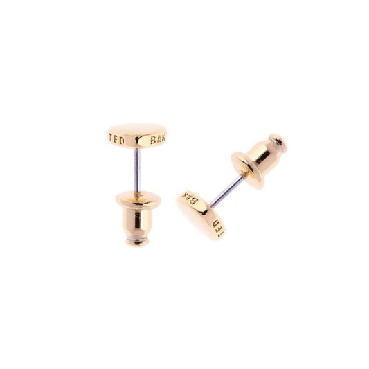 Ted Baker Sweetheart Yellow Gold Heart Stud Earrings