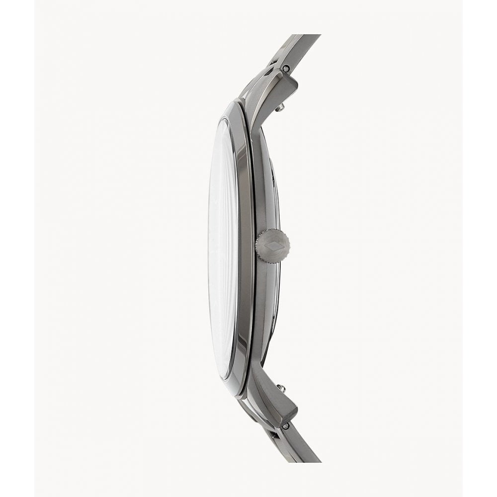 The Minimalist Three-Hand Smoke Stainless Steel Watch