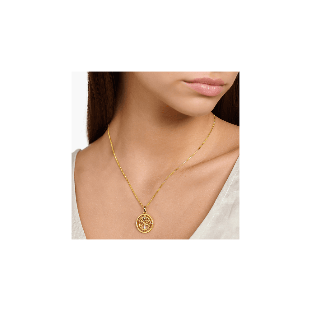 Thomas Sabo Gold on Silver Tree Of Love Pendant