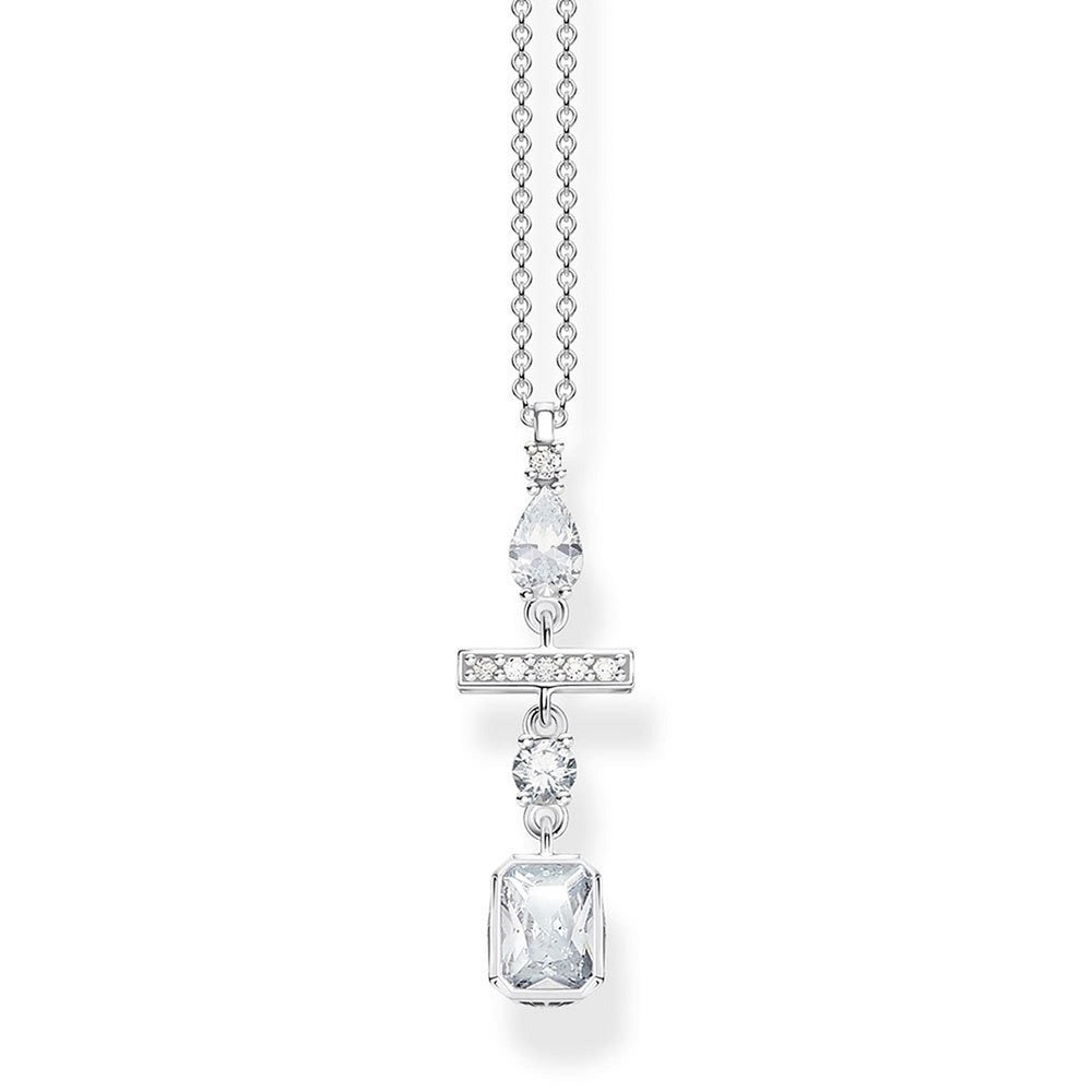 Thomas Sabo Silver Cubic Zirconia Geometric Shape Pendant