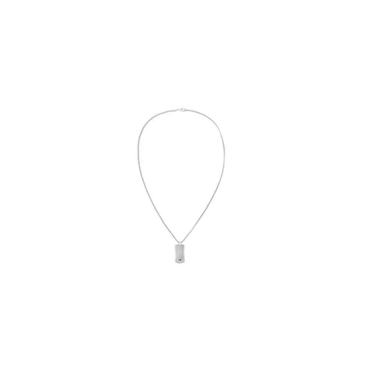 Tommy Hilfiger Gents Silver Tag Necklace