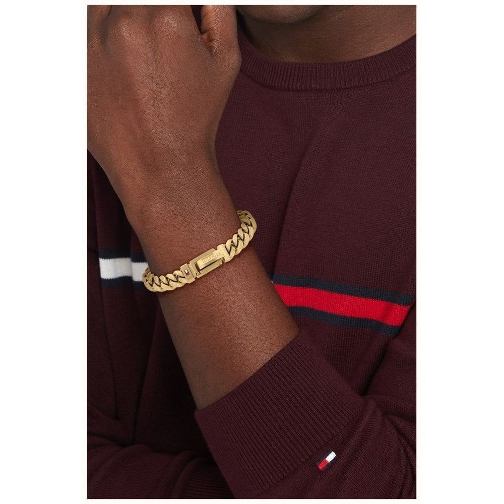 Tommy Hilfiger Men's Gold-Toned Chain Bracelet