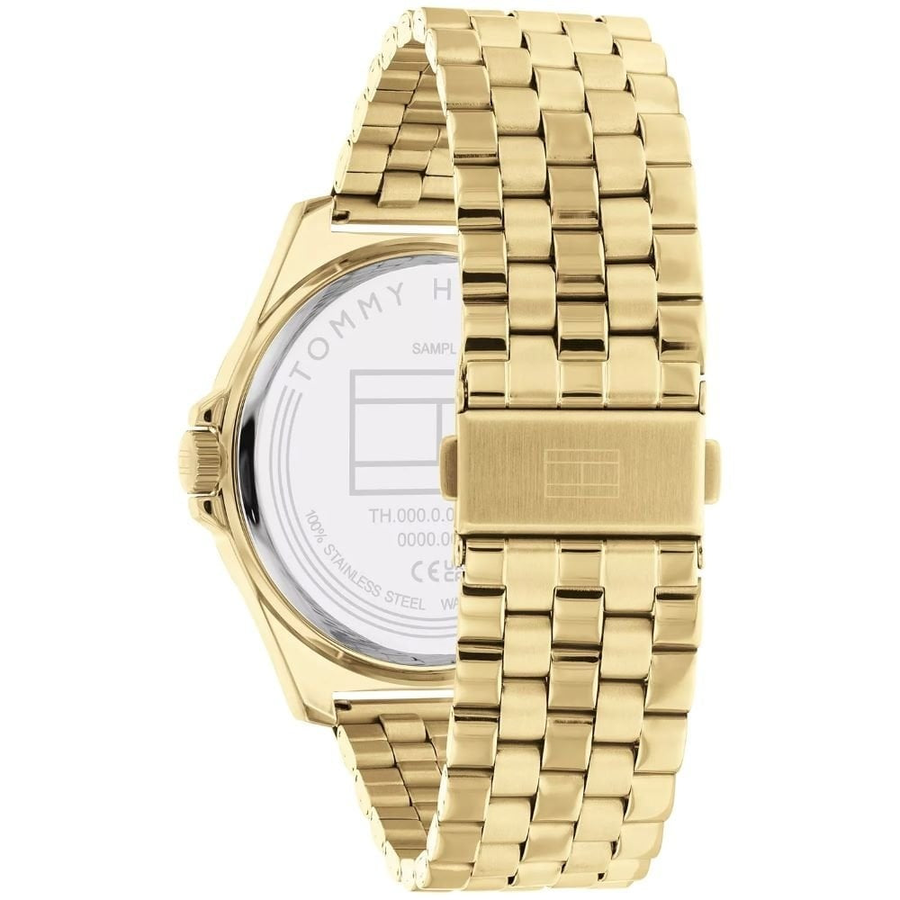 Tommy Hilfiger Mens Norris Gold Steel Watch