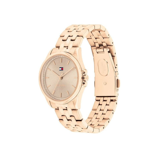 Tommy Hilfiger Rose Gold Taupe Dial Women's Stainless Steel Watch