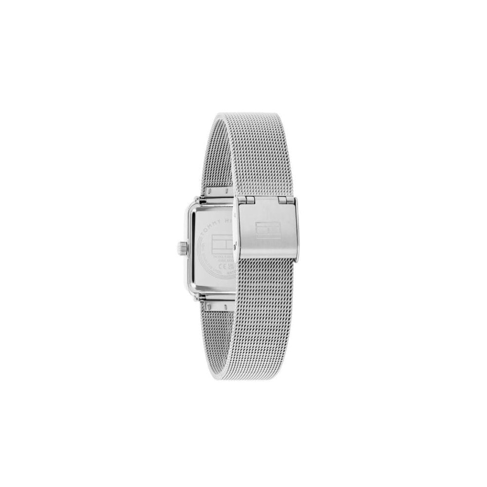 Tommy Hilfiger Tea Crystal Blue Dial Ladies Mesh Strap Watch