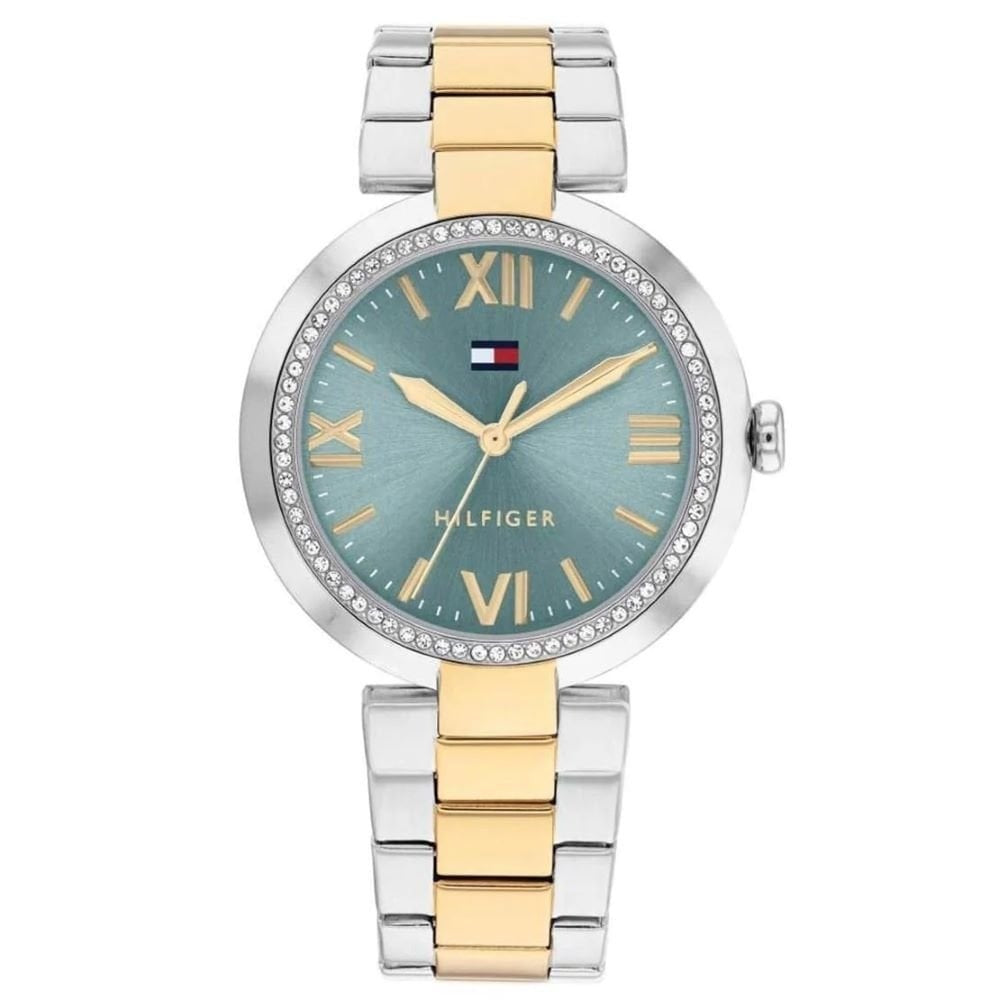 Tommy Hilfiger Womens Steel And Gold Alice Watch
