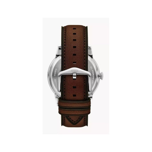 Townsman Automatic, Multifunction, Cream Dial, Gents Brown Leather Watch