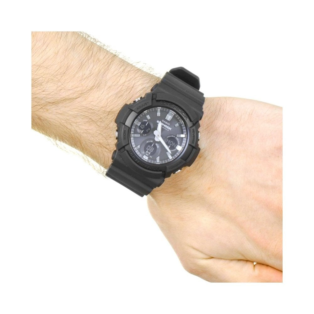 WAVE CEPTOR G-SHOCK DIGITAL WATCH WITH BLACK RESIN STRAP