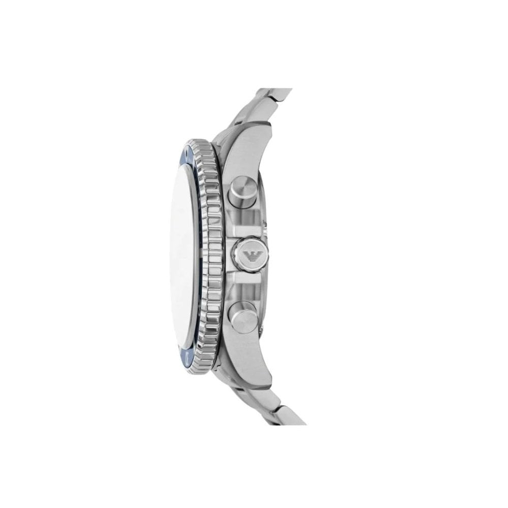World Explorer, Blue Dial Gents Solar Stainless Steel Watch