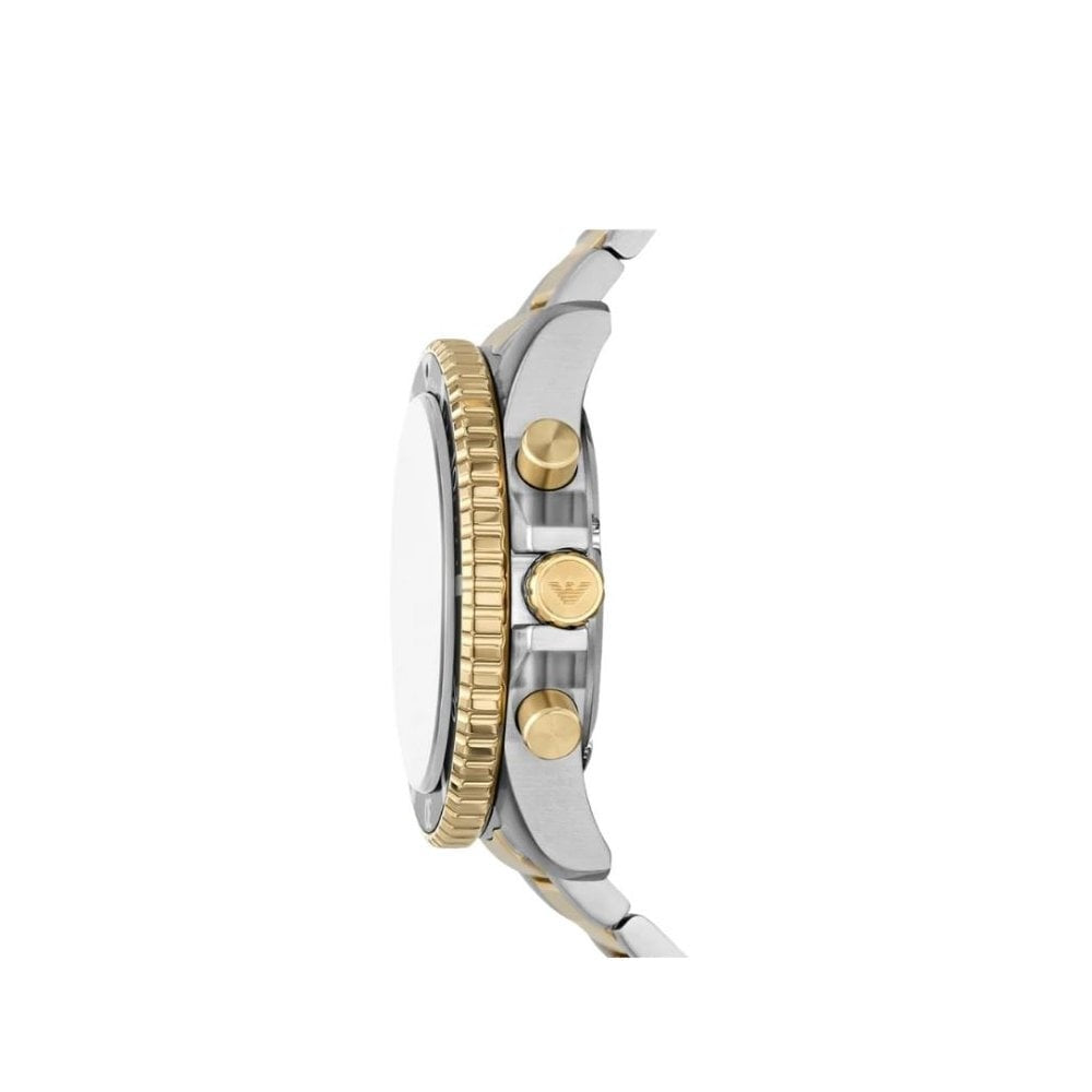 World Explorer Gents Solar Two-Toned Stainless Steel Watch