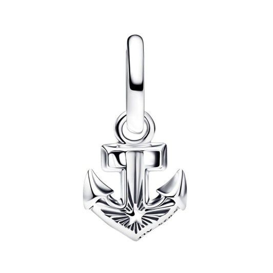 Blue Anchor Mini Dangling Pandora Charm