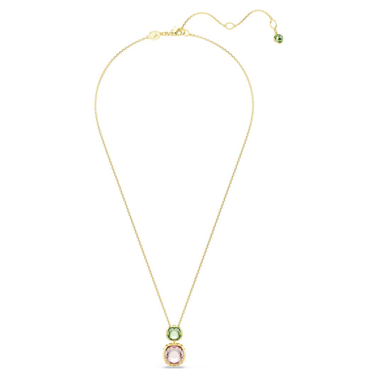 CHROMA CUSHION CUT MULTICOLOURED PENDANT