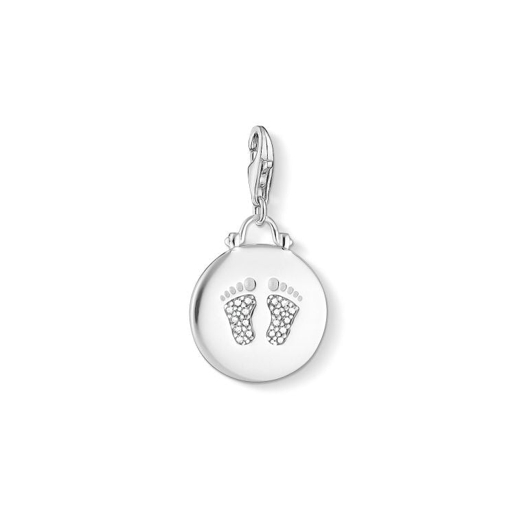 Thomas Sabo CHARM DISC BABY FOOTPRINT