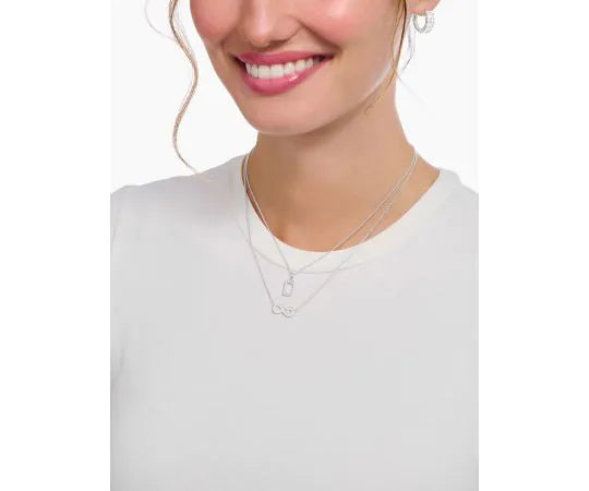 LETTER 'D' NECKLACE WITH WHITE ZIRCONIA