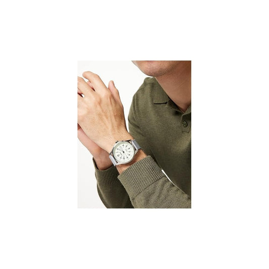 lorus automatic gents stainless steel lumibrite dial strap watch