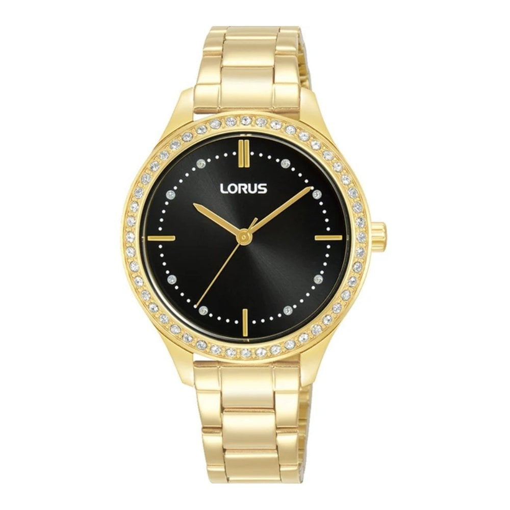 lorus quartz ladies gold watch