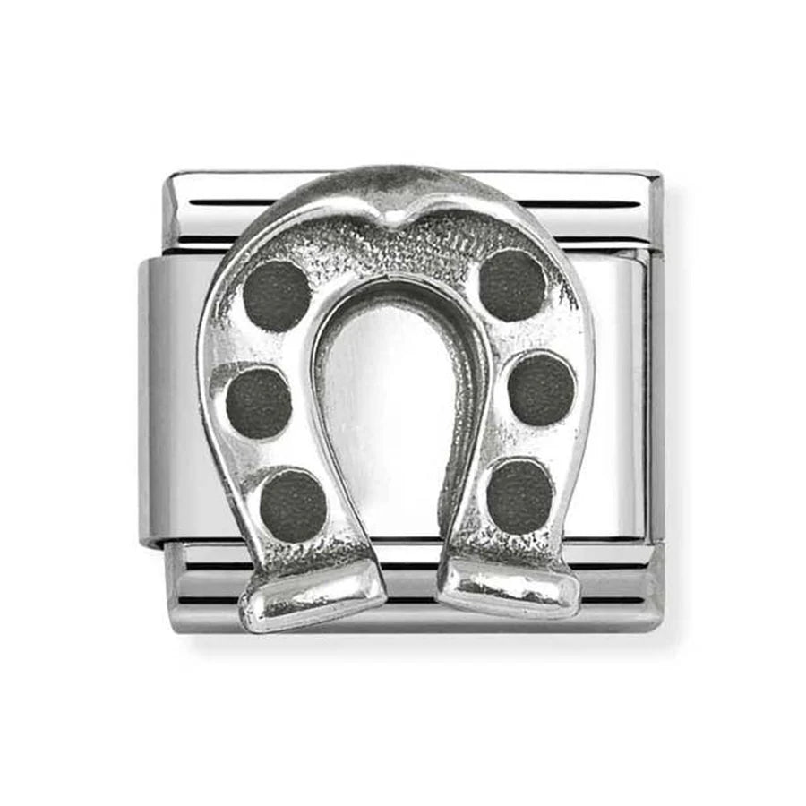 NOMINATION Classic Silver Upside Down Horseshoe Charm