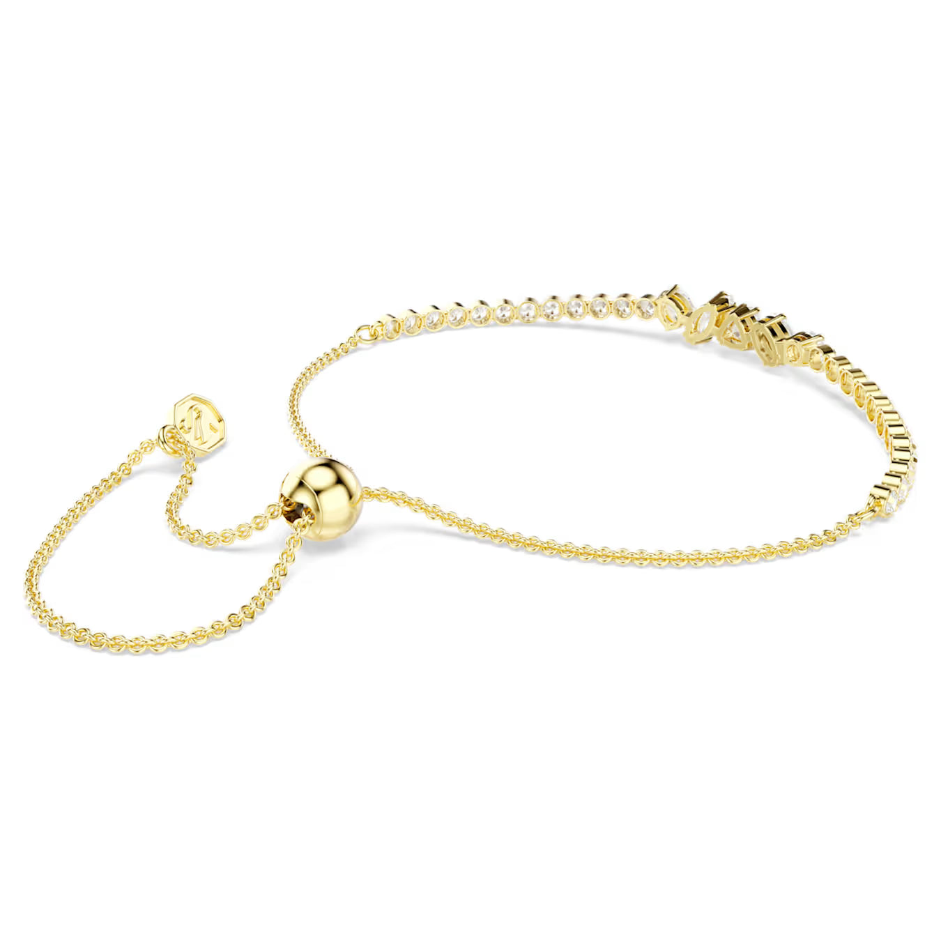 Gold Mesmera Mixed Cuts Swarovski Bracelet