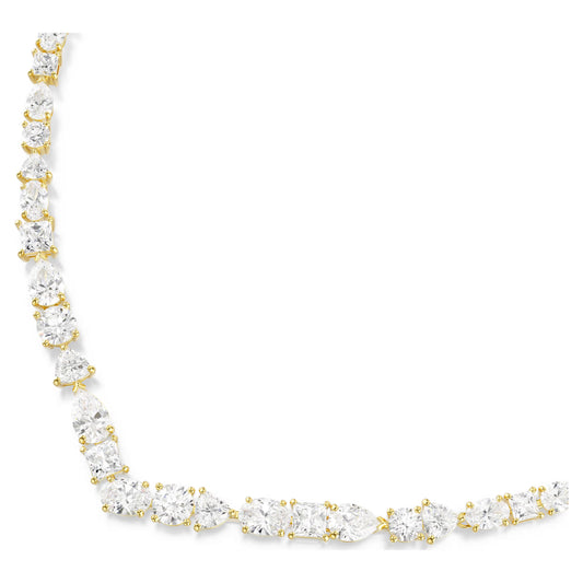 SWAROVSKI MESMERA MIXED CUTS, GOLD TONE NECKLACE