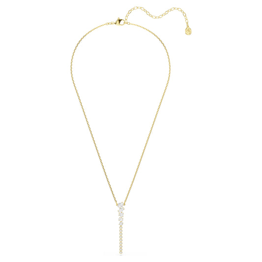 Gold Mesmera Y Swarovski Necklace