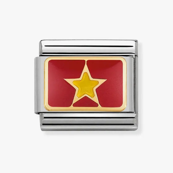 NOMINATION VIETNAM FLAG CHARM