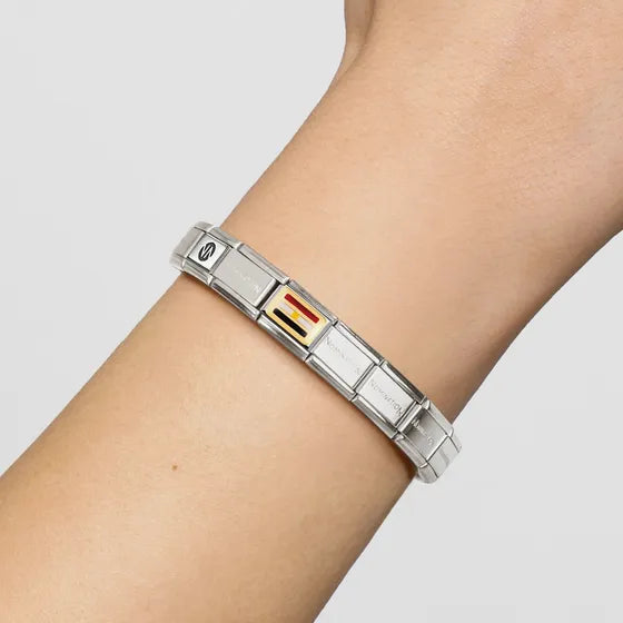Nomination Classic Gold & Enamel Flag Of Egypt Charm