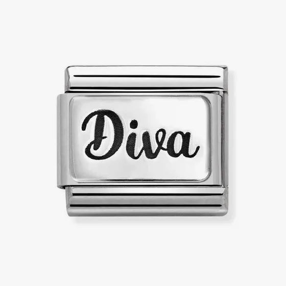 Nomination Classic Silver Diva Charm
