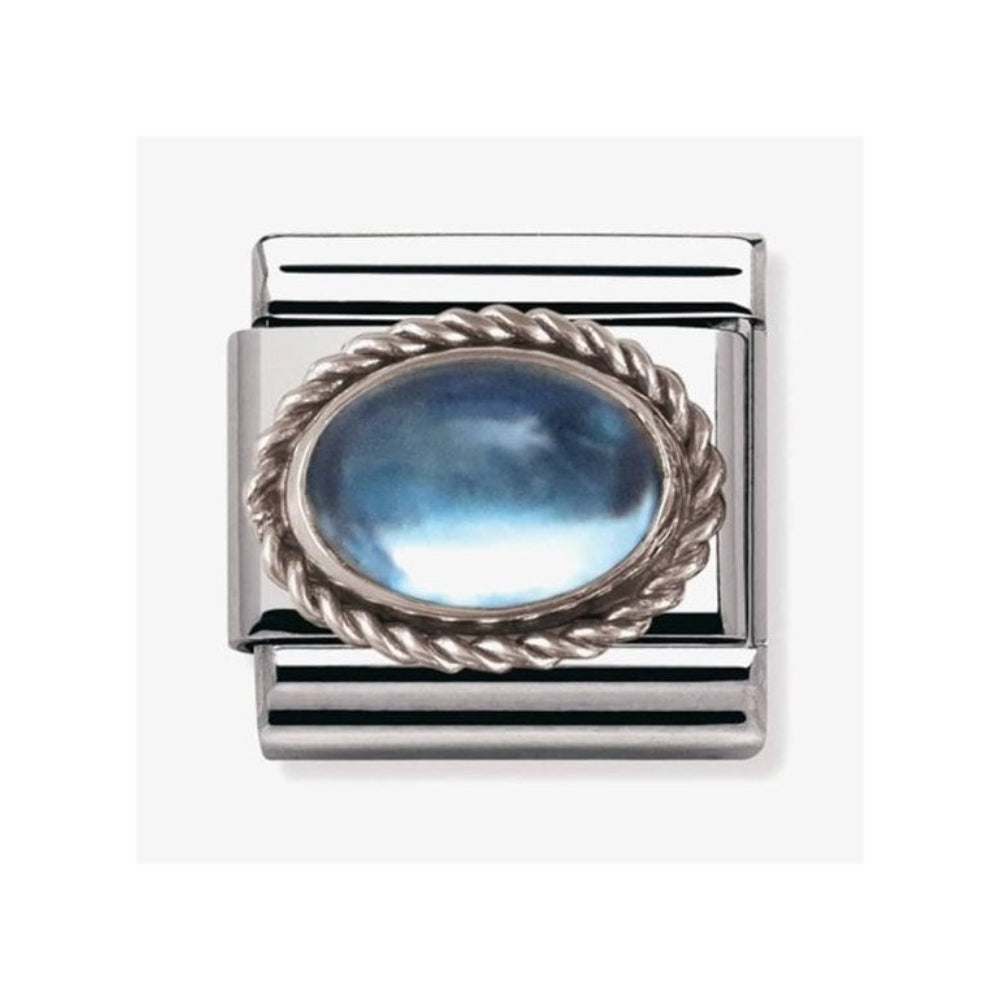 NOMINATION LIGHT BLUE TOPAZ STONE CHARM