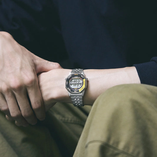 SEIKO BLACK ROTOCALL DIGITAL WATCH
