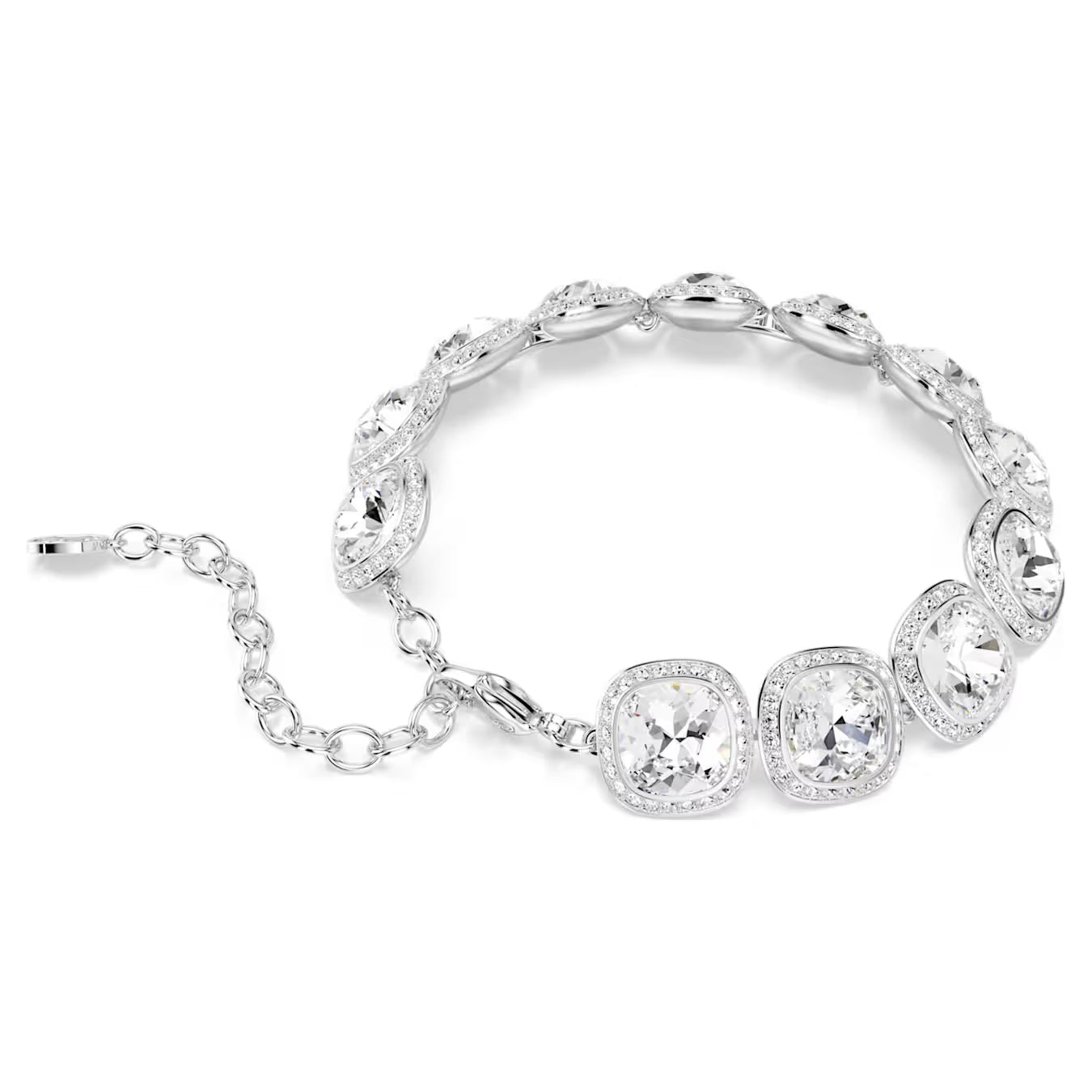 Una Angelic Cushion Cut Swarovski Bracelet