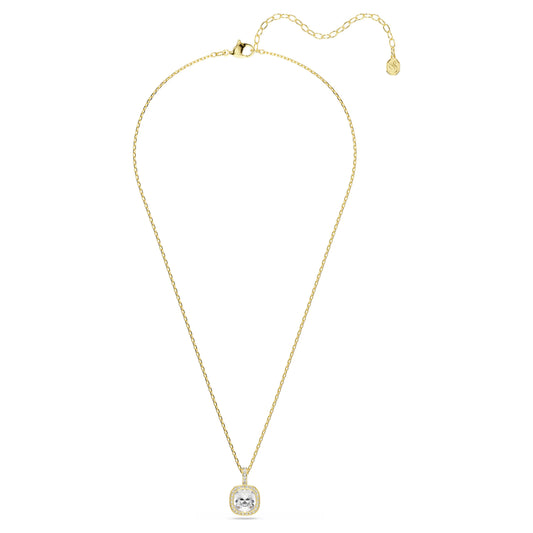 Gold Una Angelic Cushion Cut Swarovski Pendant