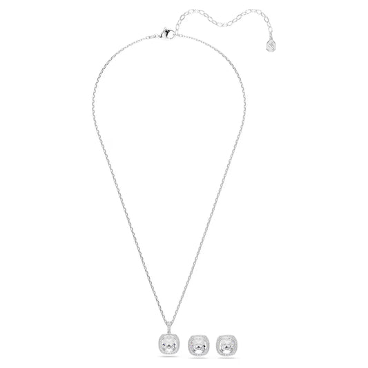 Una Angelic Cushion cut Swarovski Set