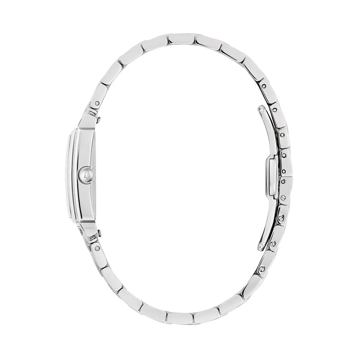 Bulova Sutton Blue Diamond Dot Dial Quartz Ladies Stainless Steel Watch