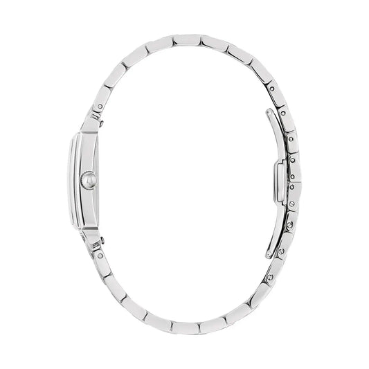 Bulova Sutton Blue Diamond Dot Dial Quartz Ladies Stainless Steel Watch