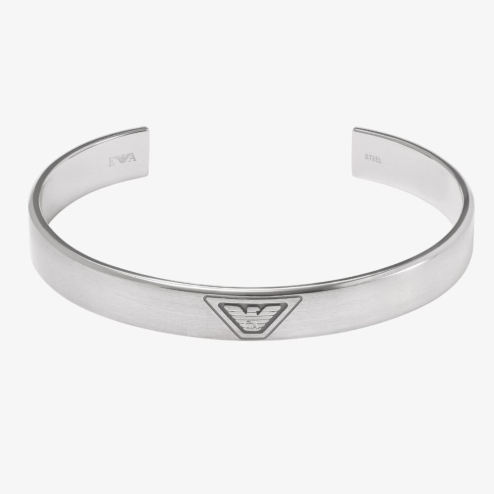 ARMANI STAINLESS STEEL CUFF BRACELET