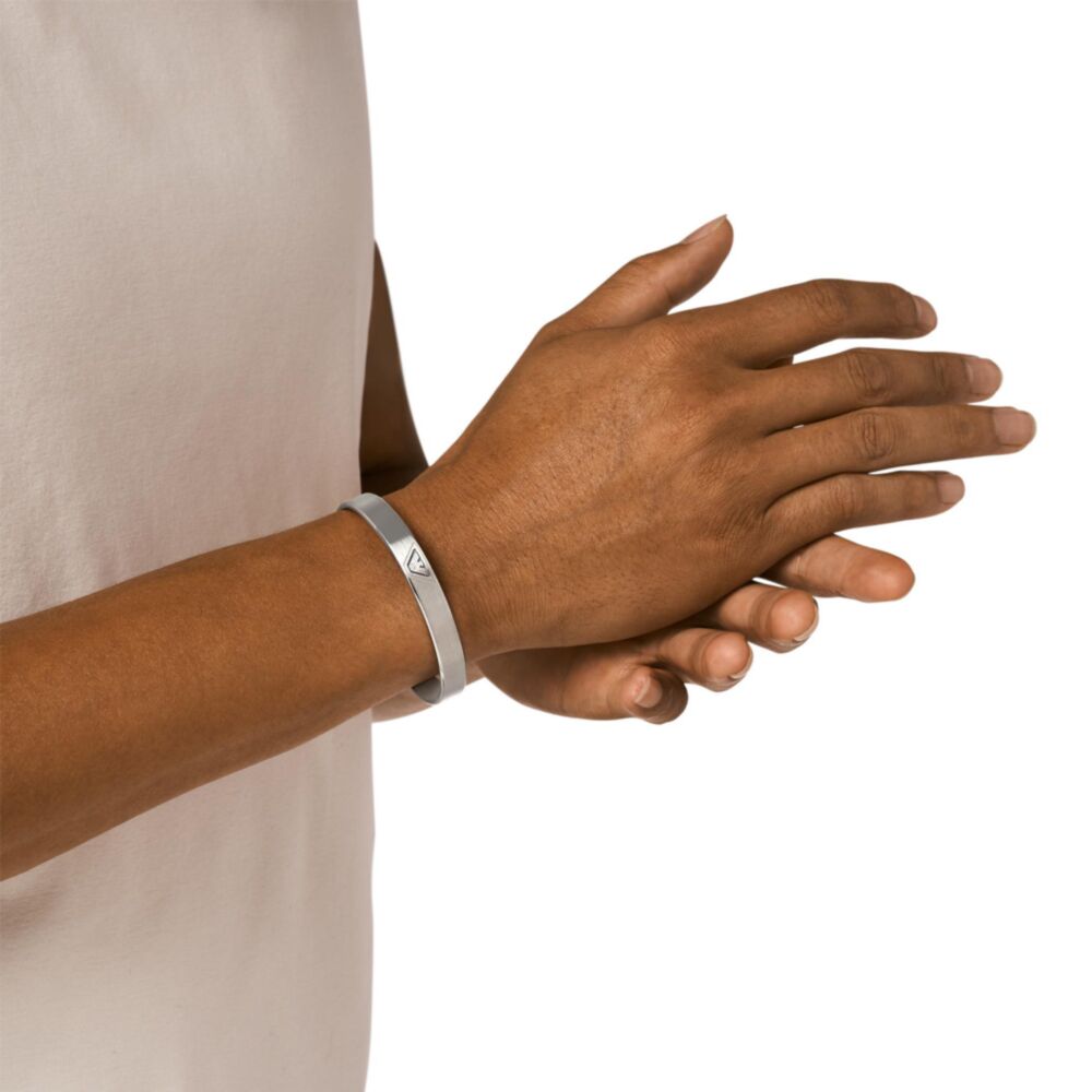 ARMANI STAINLESS STEEL CUFF BRACELET