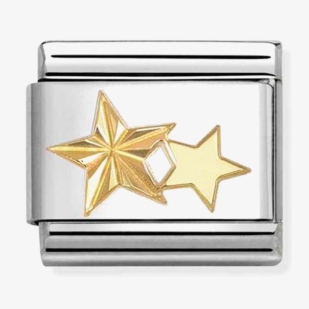 GOLD DOUBLE STARS NOMINATION CHARM